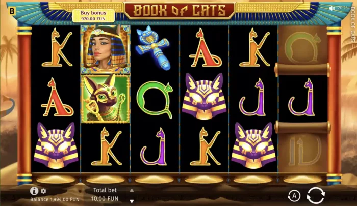 Book Of Cats Bgaming Slot Content