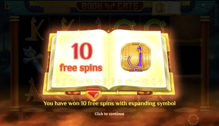 Book Of Cats Bgaming Slot Free Spins