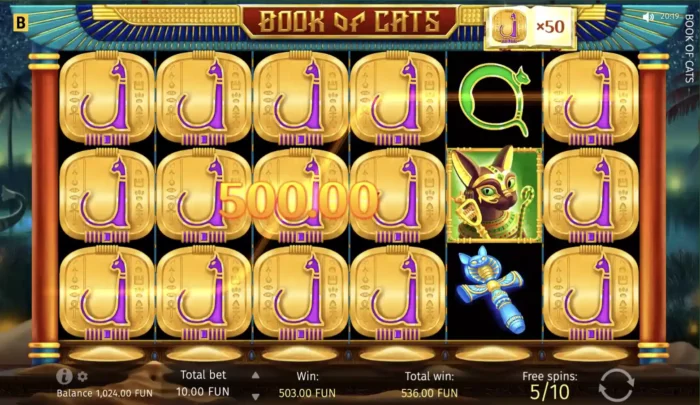 Book Of Cats Bgaming Slot Win