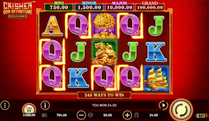 Caishen God Of Fortune Betsoft Slot Content