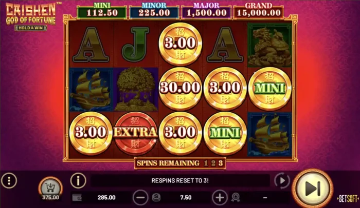 Caishen God Of Fortune Betsoft Slot Free Spins