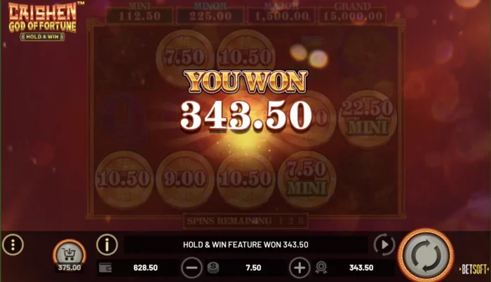Caishen God Of Fortune Betsoft Slot Free Spins Win