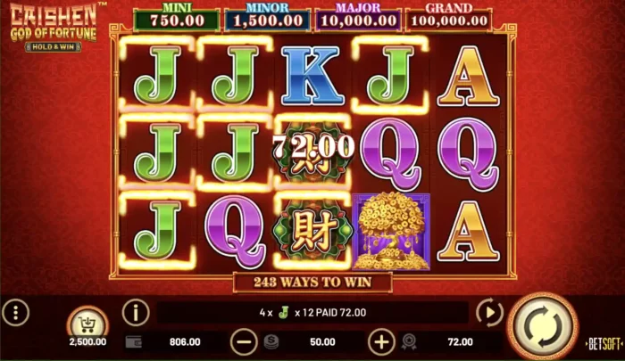 Caishen God Of Fortune Betsoft Slot Win