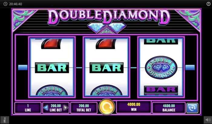Double Diamond Igt Slot Big Win