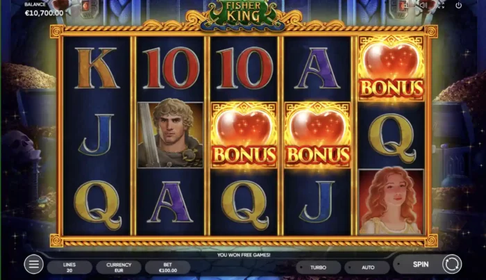 Fisher King Endorphina Slot Free Spins