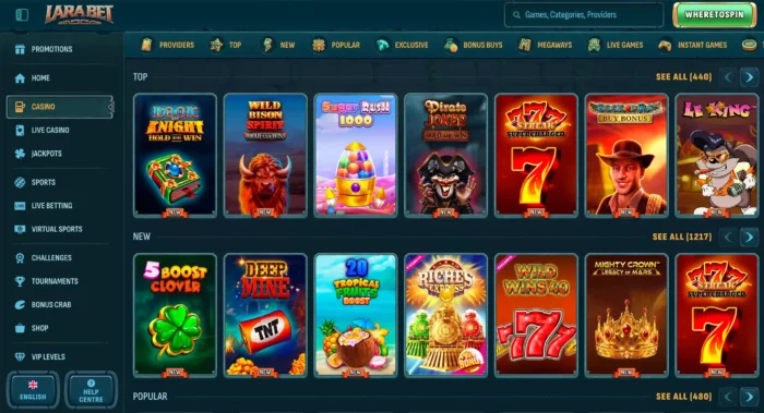 Larabet Casino Top Games