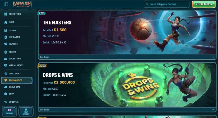 Larabet Casino Tournaments