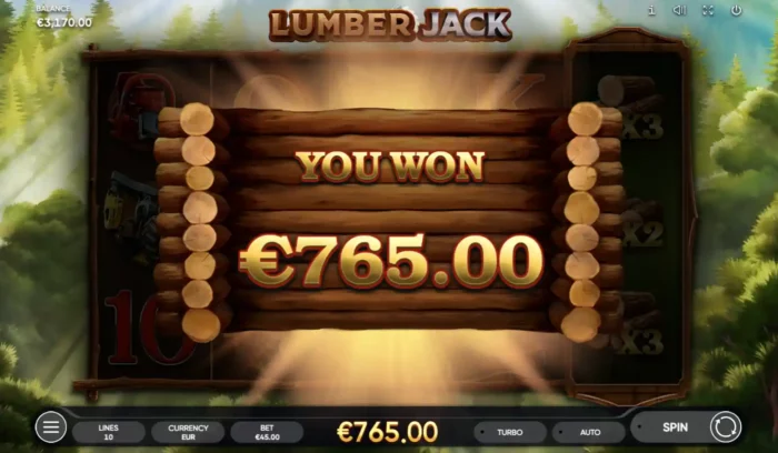 Lumber Jack Endorphina Slot Free Spins Win