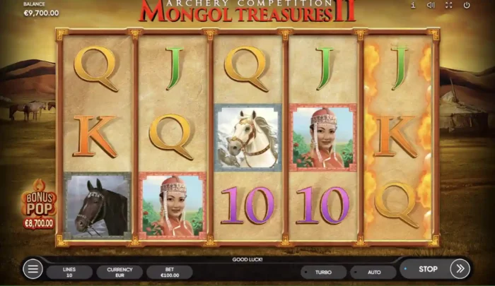 Mongol Treasures 2 Endorphina Slot Content