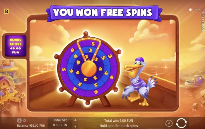 Penny Pelican Bgaming Slot Free Spins