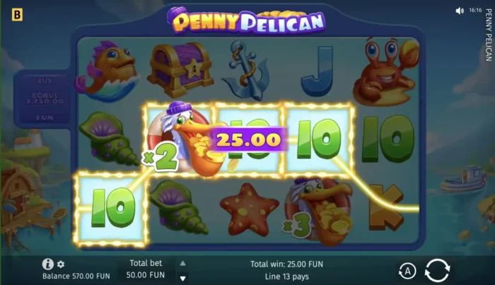 Penny Pelican Bgaming Slot Win