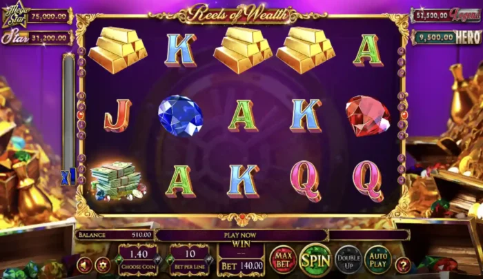 Reels Of Wealth Betsoft Slot Content