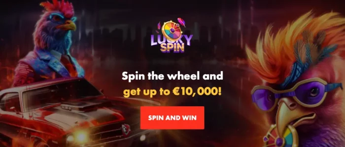 Rooster Bet Lucky Spin Bonus