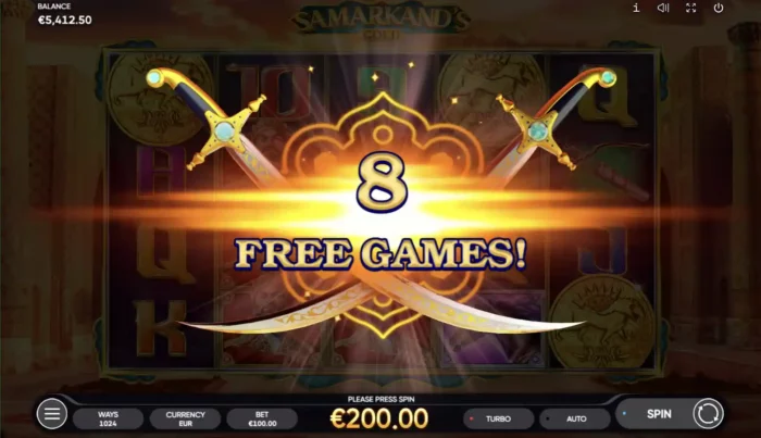 Samarkands Gold Endorphina Slot Free Spins