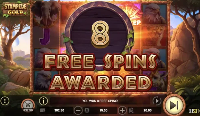 Stampede Gold Betsoft Slot Free Spins