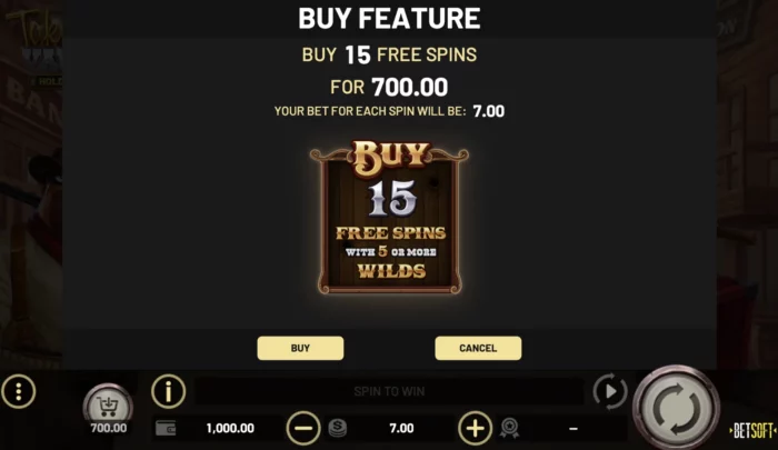 Take The Vault Betsoft Slot Buy Feature