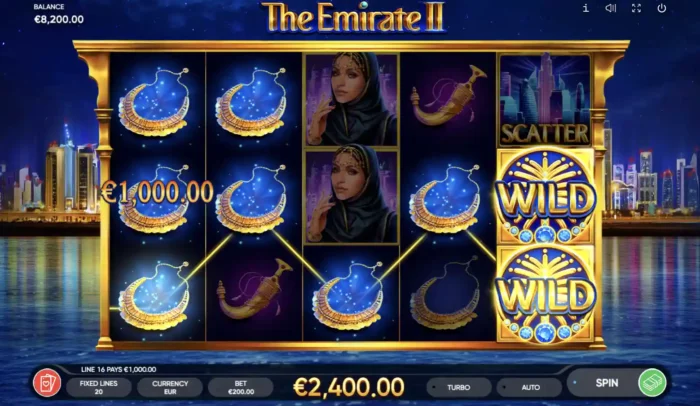 The Emirate 2 Endorphina Slot Win