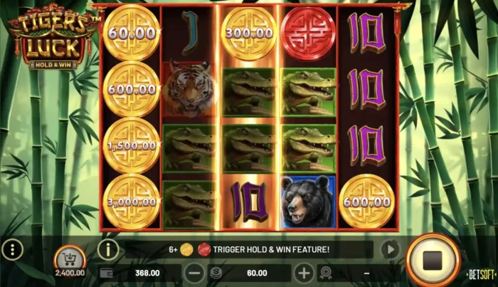 Tigers Luck Betsoft Slot Content