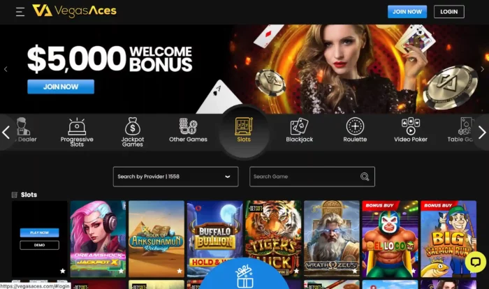 Vegas Aces Casino Content