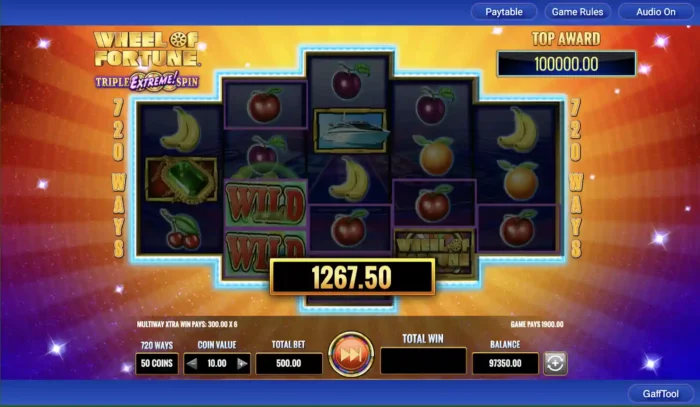 Wheel Of Fortune Triple Extreme Spin Igt Slot Win