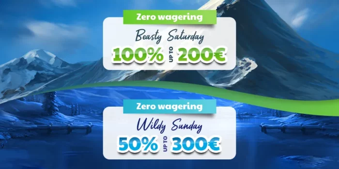 Wolfy Casino Weekend Reload Bonus